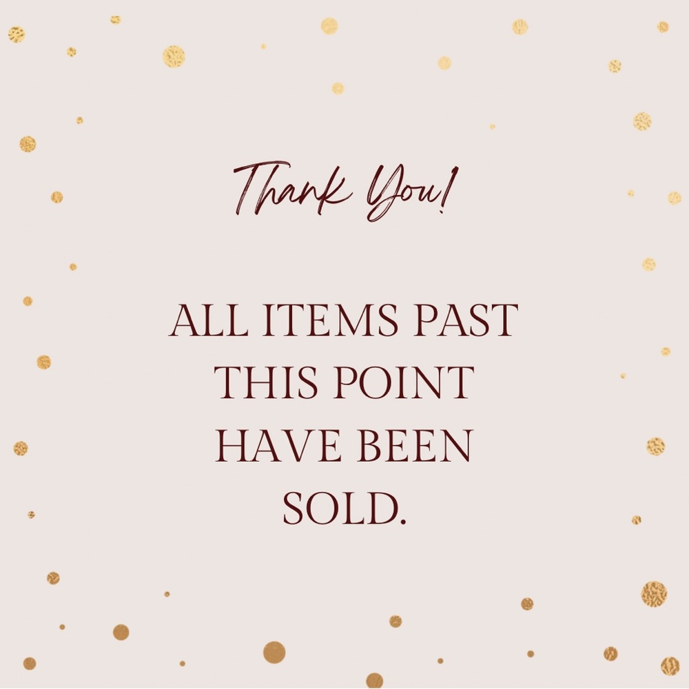 Thank You For Shopping My Closet! ❤️